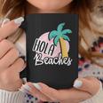 Hola Beaches Palm Tree Beach Summer Vacation Coffee Mug Unique Gifts