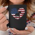 Horse American Flag Heart 4Th Of July Usa Patriotic Pride Coffee Mug Unique Gifts