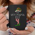 Hot Mama Elf Group Christmas Pajama Party Coffee Mug Funny Gifts