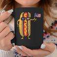 Hotdog Sunglasses American Flag Usa Funny 4Th Of July Fourth Coffee Mug Unique Gifts