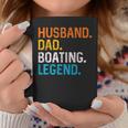 Husband Dad Boating Legend Funny Sail Boat Captain Father Gift For Mens Coffee Mug Unique Gifts