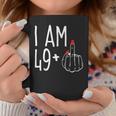 I Am 49 Plus 1 Middle Finger Funny 50Th Womens Birthday Coffee Mug Unique Gifts