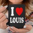 I Heart Love Louis Cute Matching Couple Spouse Coffee Mug Funny Gifts