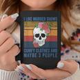 I Like Murder Shows Comfy Clothes And Maybe 3 People Vintage Coffee Mug Unique Gifts