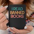 I Read Banned Books Funny Bookworm Gift Coffee Mug Unique Gifts