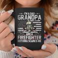 Im A Dad Grandpa Gift For Firefighter Fathers Day Coffee Mug Unique Gifts