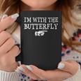 I'm With Butterfly Halloween Costume Party Matching Couples Coffee Mug Funny Gifts
