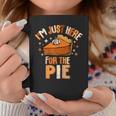 I'm Just Here For The Pie Thanksgiving Fall Autumn Retro Coffee Mug Personalized Gifts
