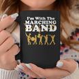 I'm With The Marching Band Musician Parade Coffee Mug Unique Gifts