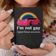 I’M Not Gay I Just Love Miatas Lgbt Rainbow Lesbian Pride Coffee Mug Unique Gifts