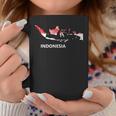 Indonesia Flag Pride Distressed Indonesian Coffee Mug Unique Gifts