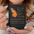 Inspirational Butterfly Transformation Quote Coffee Mug Unique Gifts