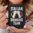 Italian Drinking Team Salute Italy Flag Funny Oktoberfest Coffee Mug Unique Gifts
