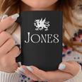 Jones Surname Welsh Family Name Wales Heraldic Dragon Coffee Mug Unique Gifts