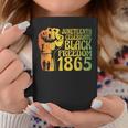 Junenth Celebrating Black Freedom 1865 - African American Coffee Mug Unique Gifts