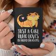 Just A Girl Who Loves Bearded Dragons Lizard Reptile Coffee Mug Unique Gifts