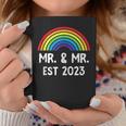 Just Married Engaged Lgbt Gay Wedding Mr And Mr Est 2023 Coffee Mug Unique Gifts