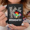 K Is For Kindergarten Teacher Leopard Back To School Kinder Coffee Mug Unique Gifts