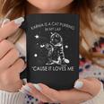 Karma Is A Cat Purring In My Lap Cause It Loves Me Cat Lover Coffee Mug Unique Gifts