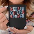 Keeper Of The Gender 4Th Of July Gender Reveal Theme Party Coffee Mug Funny Gifts