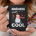 Kindness Is Always Cool Snowman Snowman Christmas Coffee Mug Unique Gifts