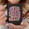 Leopard Over Stimulated Moms Club Anxious Moms Club Quote Coffee Mug Unique Gifts
