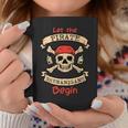 Let The Pirate Shenanigans Begin Skull Fun Halloween Costume Coffee Mug Personalized Gifts