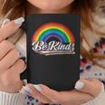 Lgbtq Ally Be Kind Gay Pride Lgbt Rainbow Flag Retro Coffee Mug Unique Gifts