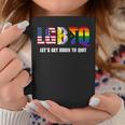 Lgbtq Lets Get Biden To Quite Funny Gay Pride Coffee Mug Funny Gifts