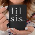 Lil Sis Women Girls & Sorority Little Sister Coffee Mug Unique Gifts