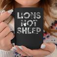 Lions Not Sheep Grey Gray Camo Camouflage Coffee Mug Unique Gifts