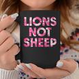 Lions Not Sheep Pink Camo Camouflage Coffee Mug Unique Gifts