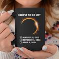 To Do List Annular Solar Eclipse 2023 Total Eclipse 2024 Coffee Mug Unique Gifts