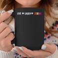 Live Laugh Lesbian Pride Women Coffee Mug Unique Gifts