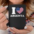 I Love Argenta I Heart Argenta Coffee Mug Unique Gifts