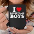 I Love Basketball Boys I Heart Basketball Boys Coffee Mug Funny Gifts