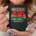 Mackinac Bridge Mackinaw Retro Vintage Michigan Souvenir Coffee Mug Personalized Gifts