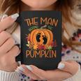 The Man Behind The Pumpkin Halloween Pregnancy Halloween Pregnancy Coffee Mug Unique Gifts