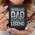 Marathon Husband Dad Triathlon Legend Triathlon Mens Gift For Women Coffee Mug Unique Gifts