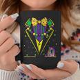 Mardi Gras Tuxedo Vest Party Suit Carnival Parade Women Coffee Mug Personalized Gifts