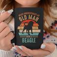 Mb Never Underestimate An Old Man With A Beagle Coffee Mug Funny Gifts