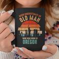 Mb Never Underestimate An Old Man Born In Oregon Coffee Mug Funny Gifts