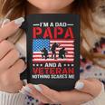 Mens Im A Dad Papa And A Veteran For Dad Fathers Day Grandpa 22 Coffee Mug Unique Gifts