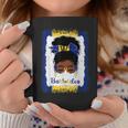 Messy Bun Barbados Flag Woman Girl Coffee Mug Unique Gifts