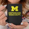 Michigan Espionage Dept Michigan Video Espionage Department Coffee Mug Personalized Gifts