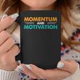 Momentum And Motivation Inspirational Quotes Coffee Mug Unique Gifts
