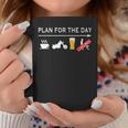 Motorcycle Biker Plan For The Day Adult Humor Biker Gift For Mens Coffee Mug Unique Gifts