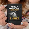 Mountain Bike Ebike Biker Dad Cyclist Gift Ebike Bicycle Gift For Mens Coffee Mug Funny Gifts
