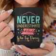Never Underestimate A Girl Who Tap Dances Tap Dancer Dancing Coffee Mug Funny Gifts