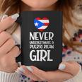 Never Underestimate A Perto Rican Girl Puerto Rican Roots Coffee Mug Funny Gifts